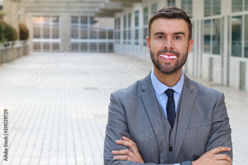 Photos Businessman with really bad teeth