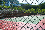 Basketball court fence mesh netting, outdoors sport