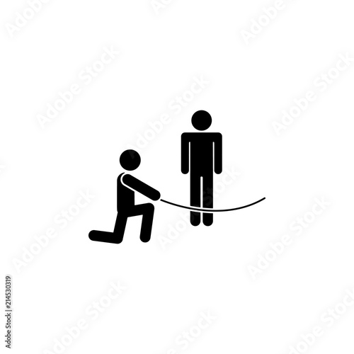 give a step icon. Element of joke dat icon. Premium quality graphic design icon. Signs and symbols collection icon for websites, web design, mobile app