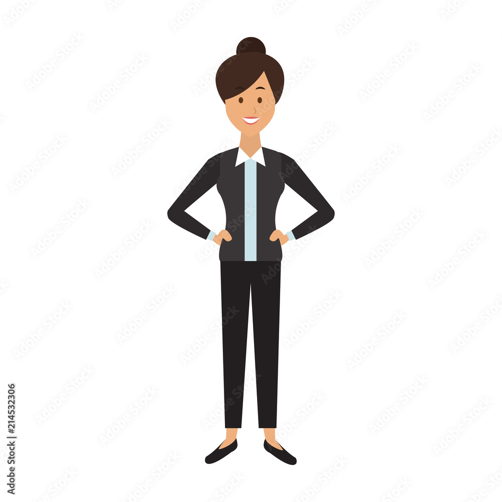 Executive businesswoman cartoon vector illustration graphic design Executive businesswoman cartoon vector illustration graphic design