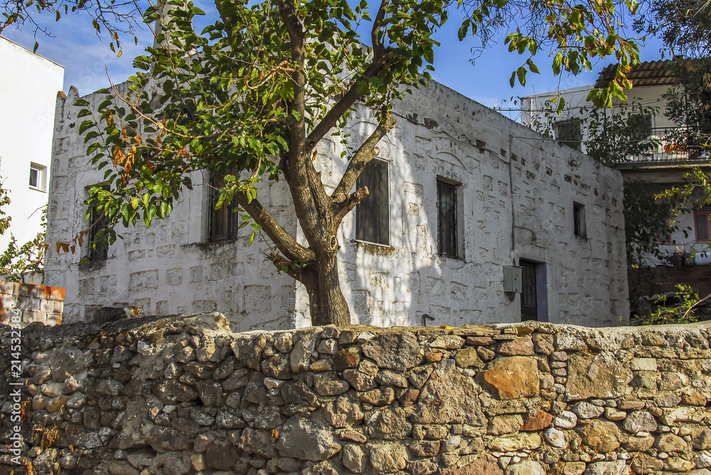 Bodrum, Turkey, 25 October 2010: White Bodrum Houses at Ortakent Bodrum, Turkey, 25 October 2010: White Bodrum Houses at Ortakent