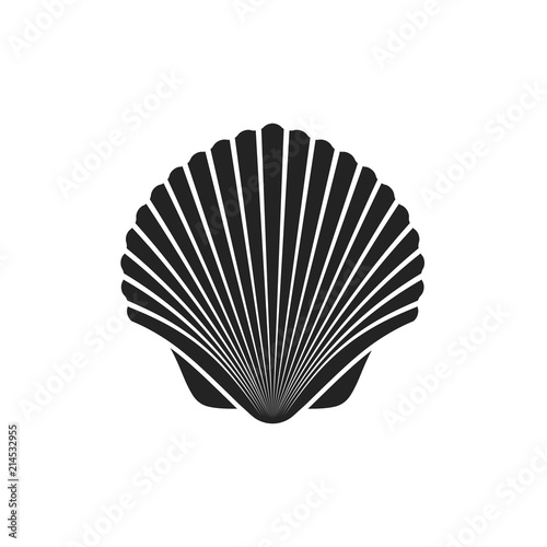 Sea shell icon. Vector.