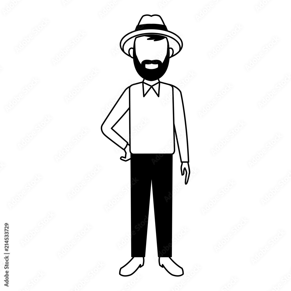 Young man with casual clothes cartoon vector illustration graphic design Young man with casual clothes cartoon vector illustration graphic design