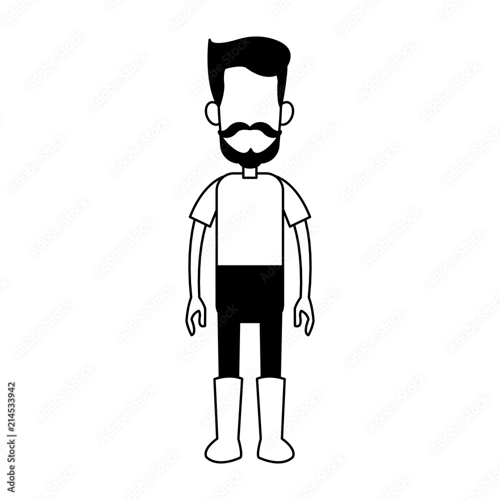 Farmer man cartoon vector illustration graphic design Farmer man cartoon vector illustration graphic design
