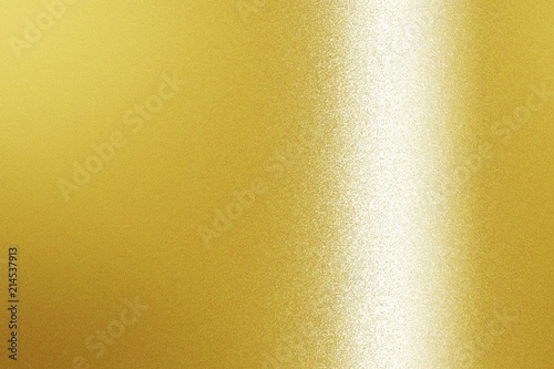 Texture of white stains on gold metal, abstract background