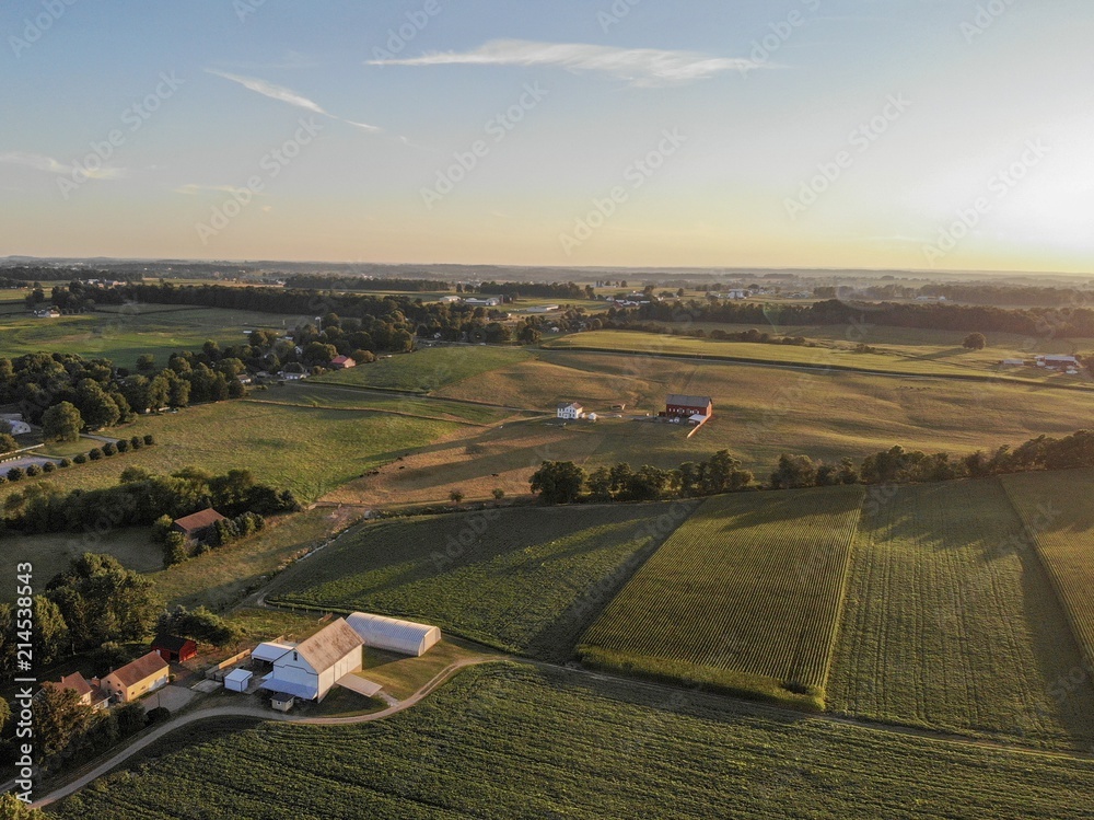 Obraz premium Farm and Field 2