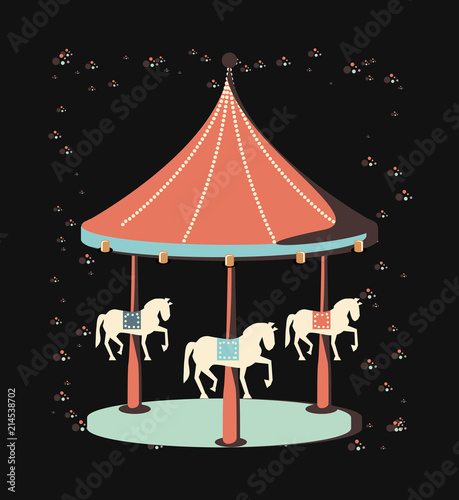 carnival carrousel entertainment icon
