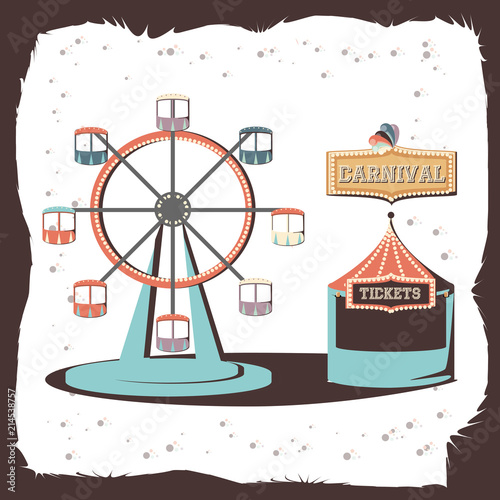 carnival panoramic wheel icon