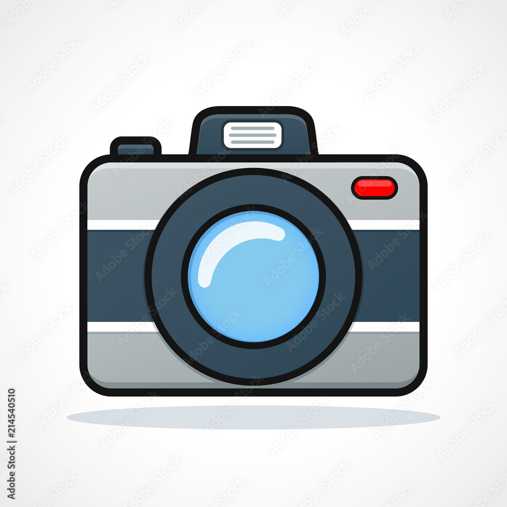 Vector camera icon design clipart Vector camera icon design clipart