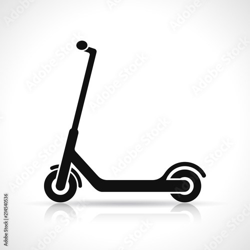 Fototapeta Vector scooter icon design on white background