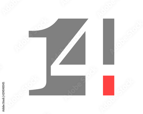 gestalt typography typeset logotype numeral numeric nominal image vector icon
