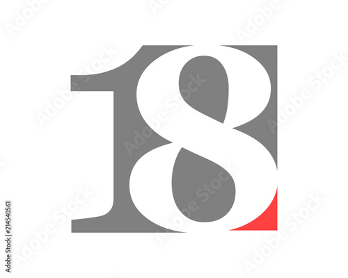 gestalt typography typeset logotype numeral numeric nominal image vector icon