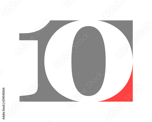 gestalt typography typeset logotype numeral numeric nominal image vector icon