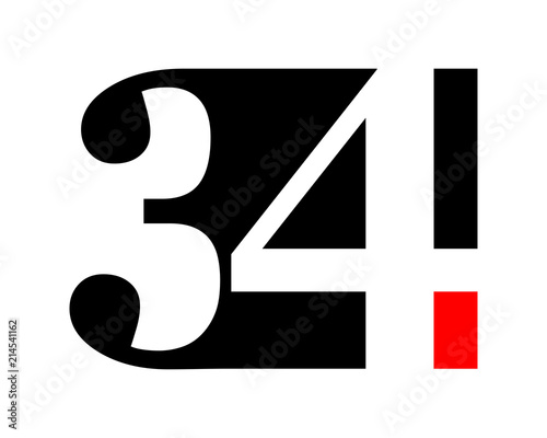 gestalt typography typeset logotype numeral numeric nominal image vector icon