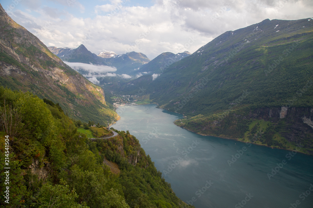 Geirangerfjord in Norway Geirangerfjord in Norway