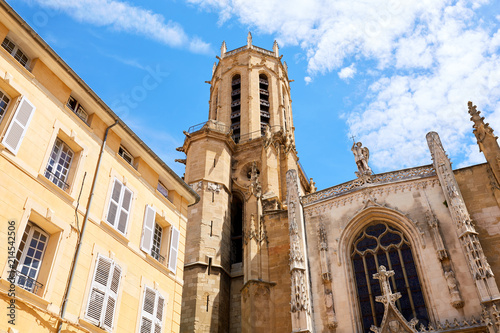 Saint Sauveur gothic cathedral in Aix-en-Provence in France