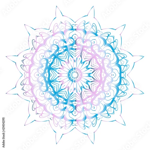 Gold Mandala. Vintage decorative elements. Hand drawn background. vector illustration.