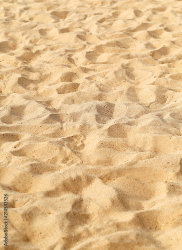 Photo of a macro background of white fine sand