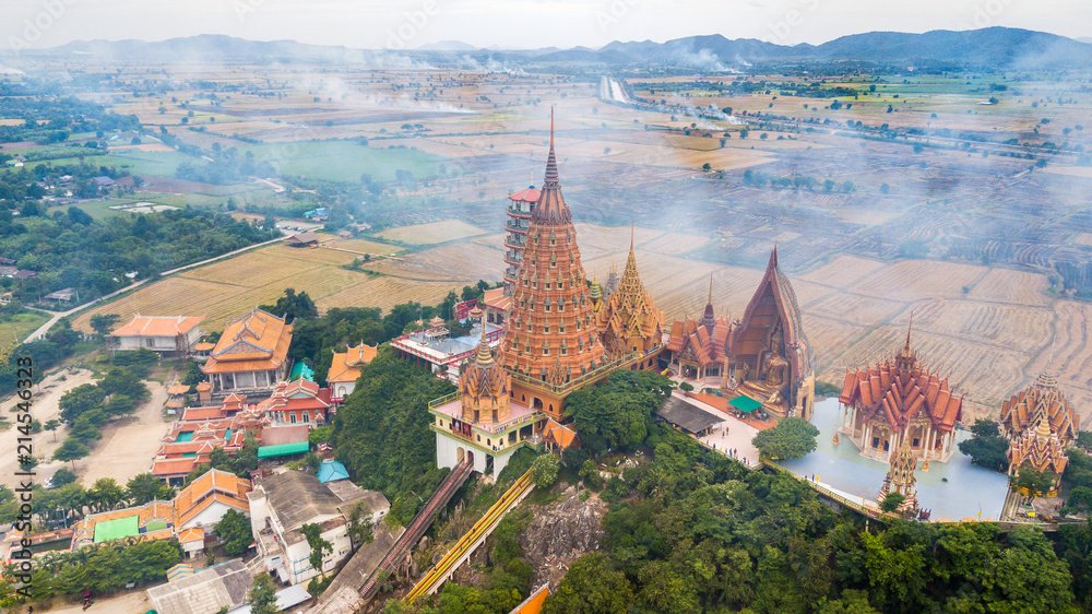 Landscape of Wat Tham Suea, Kanchanaburi