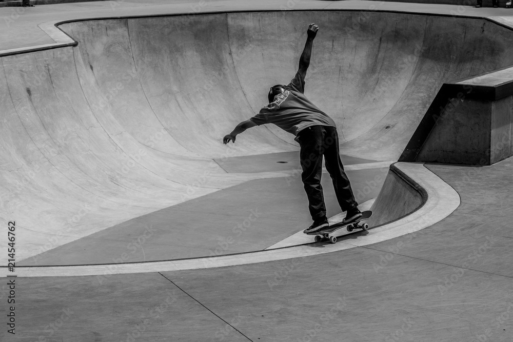 Naklejka premium skate park santa fe