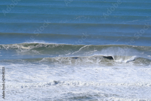 Large waves breaking on the Gold Coast after a storm