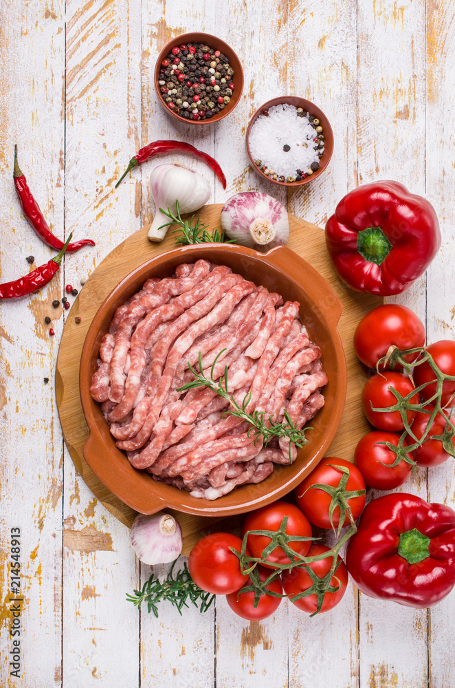 Raw minced meat Raw minced meat