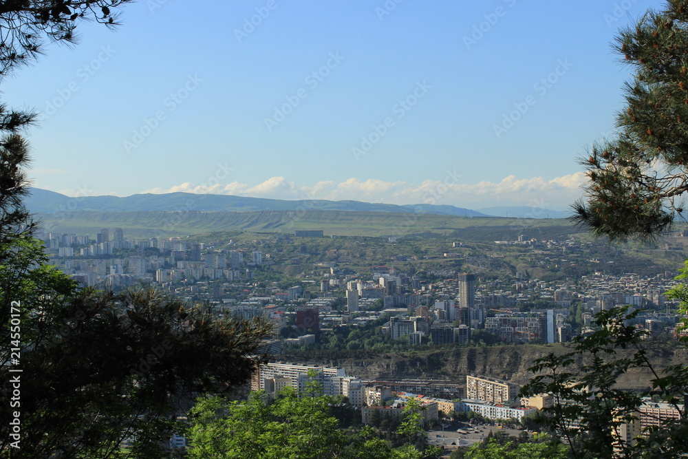 Aerial View on Tiblisi, georgia