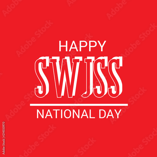 Happy Swiss National Day.