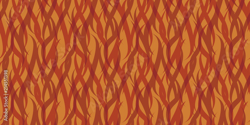 Flame background. Seamless pattern.Vector. 炎のパターン