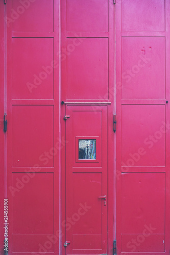 red vintage door, vintage f...