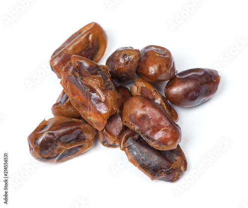 Heap of dried pitted dates
