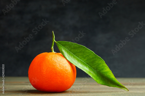 One juicy mandarin