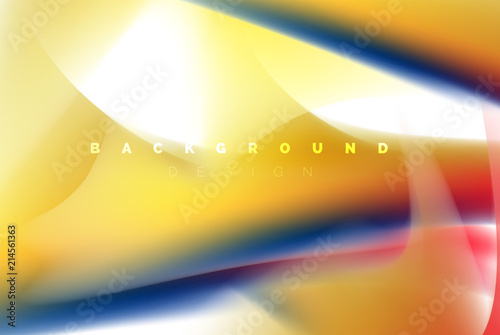 Holographic paint explosion design, fluid colors flow, colorful storm. Liquid mixing colours motion concept, trendy abstract background layout template for business presentation, app wallpaper banner