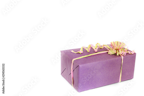 Gift on a white background