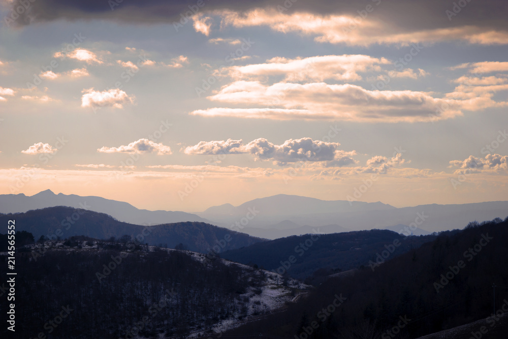 mountain view in matese park