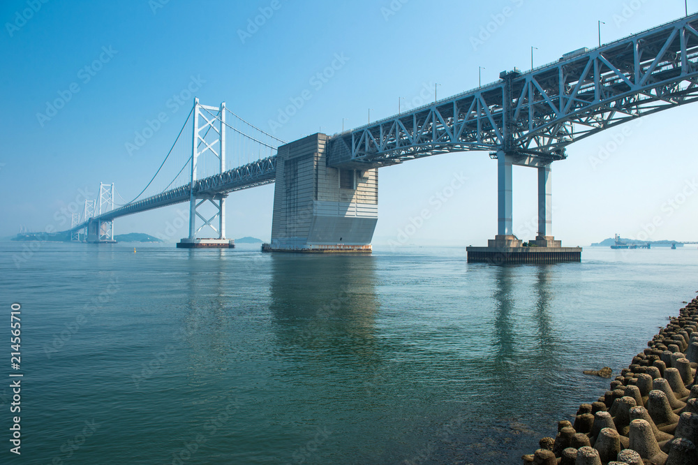 Naklejka premium 瀬戸大橋