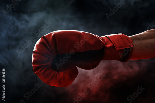 Red boxing glove