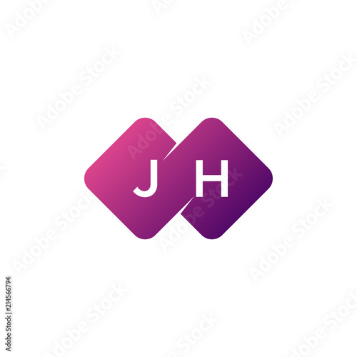 two letter diamond rounded logo