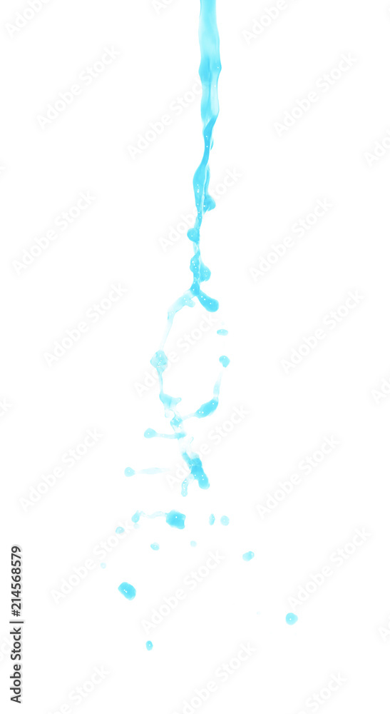 Splash of liquid in motion isolated Splash of liquid in motion isolated
