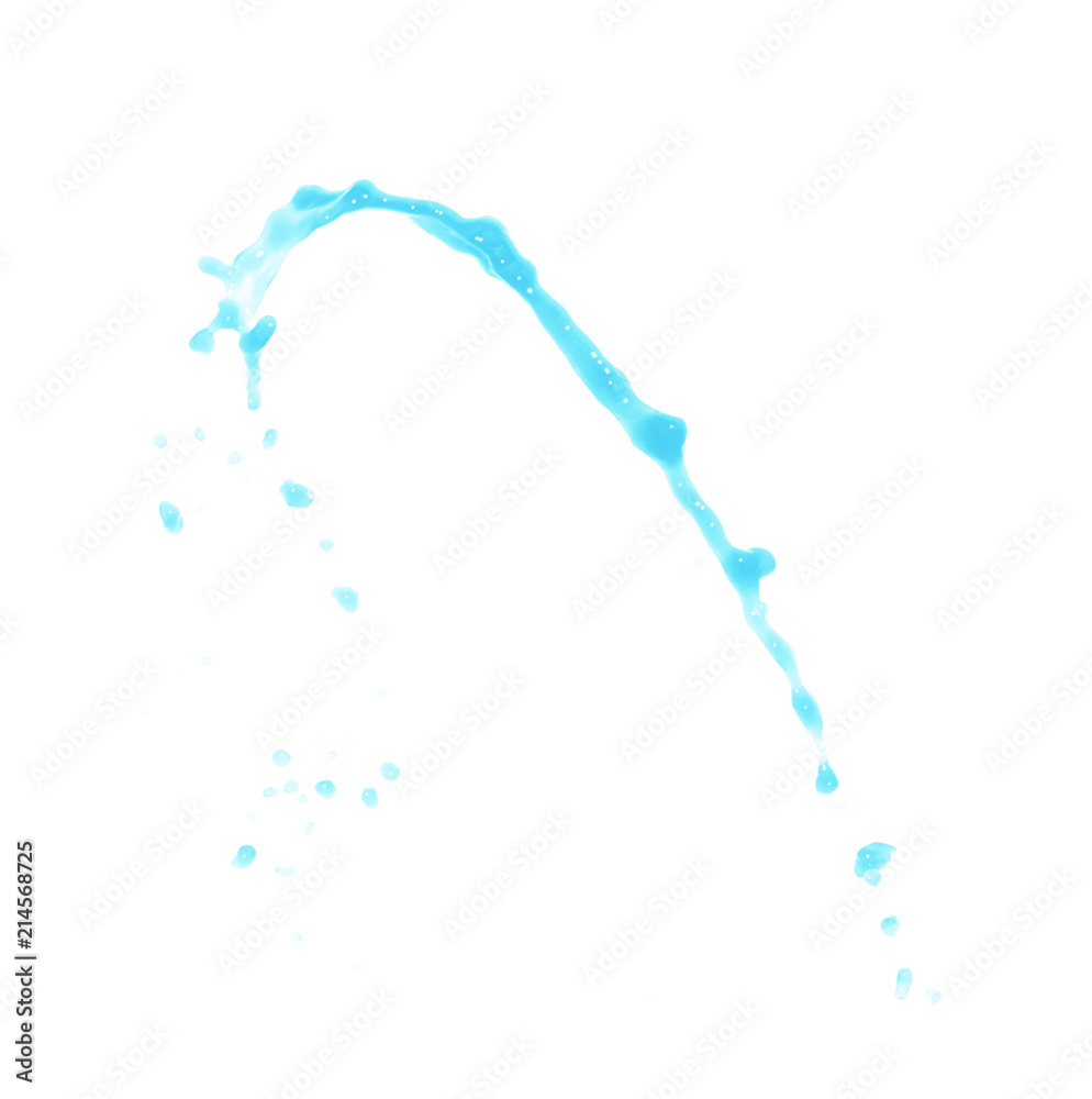 Splash of liquid in motion isolated Splash of liquid in motion isolated