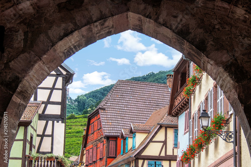 Φωτογραφία Ribeauvillé. Maisons à colombages, Alsace, Haut Rhin. Grand Est