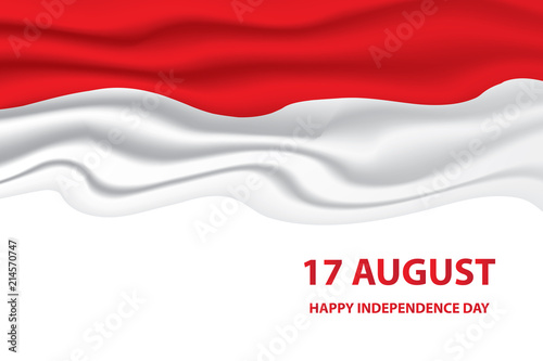 Happy independence day of indonesia background