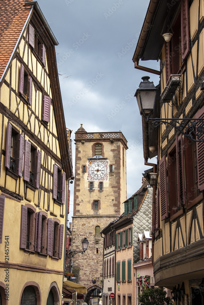 Ribeauvillé. La Tour des Bouchers, Haut Rhin, Alsace. Grand Est