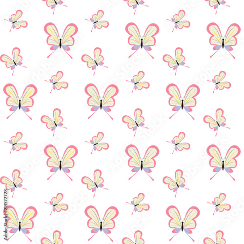 Butterfly seamless pattern