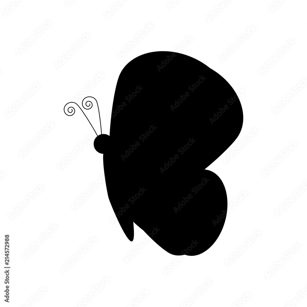 Butterfly illustration silhouette Butterfly illustration silhouette