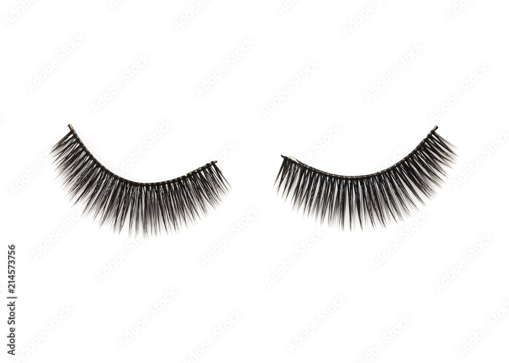 eyelashes isolated on white eyelashes isolated on white