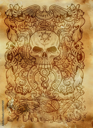 Bilde på lerret Greed