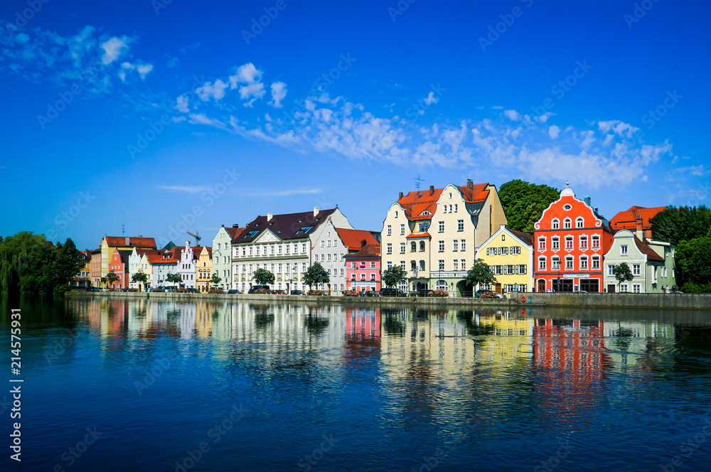 Old European Town, Vibrant Colours Old European Town, Vibrant Colours