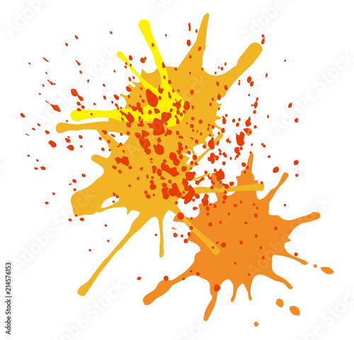 bunte Farbspritzer 