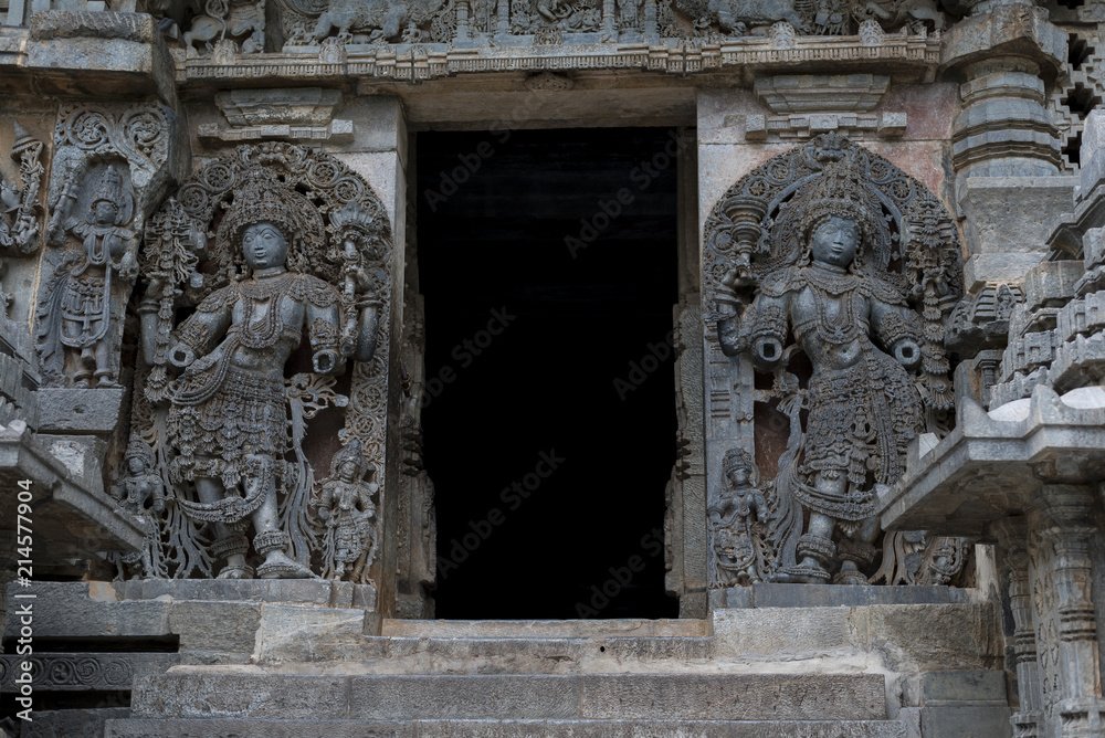 Hoysala architecture, It is known that the famous temple derived its name from the King Vishnuvardhana Hoysaleswara, who built the temple.Karnataka,India